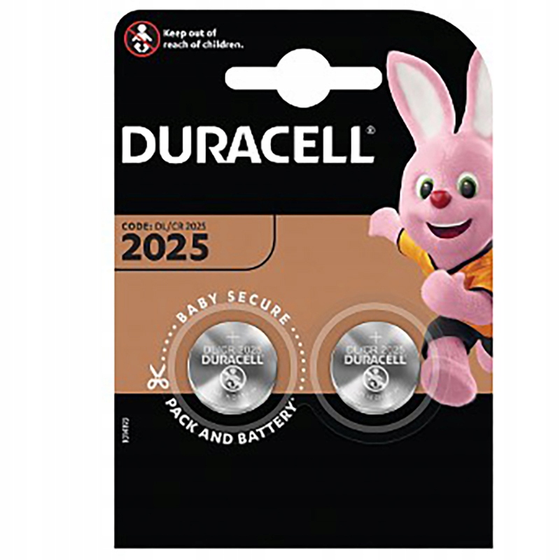 

Baterie Guzikowe Duracell DL-2025 3V Blister 2SZT