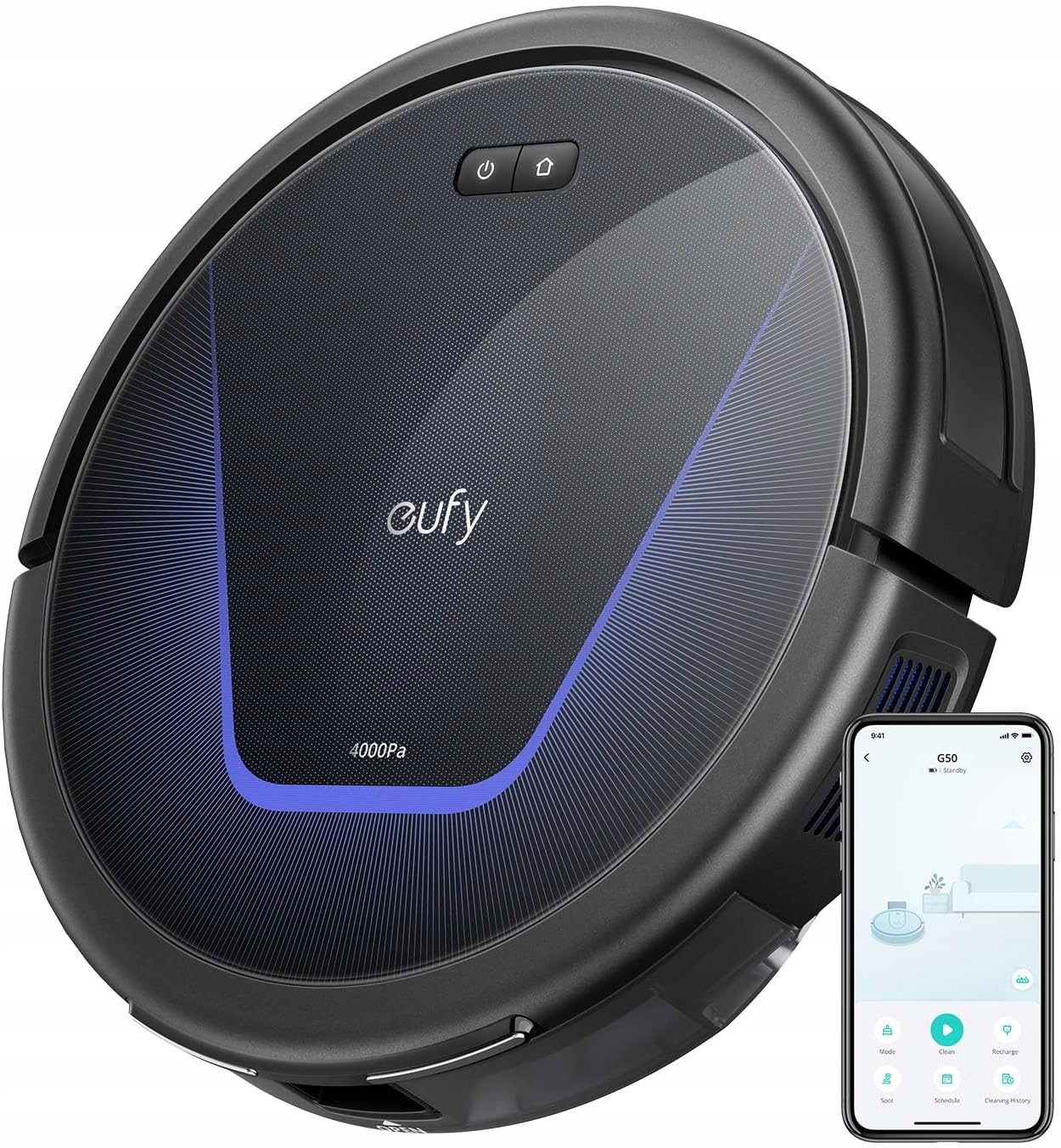 Robotický vysávač Eufy G50 čierny
