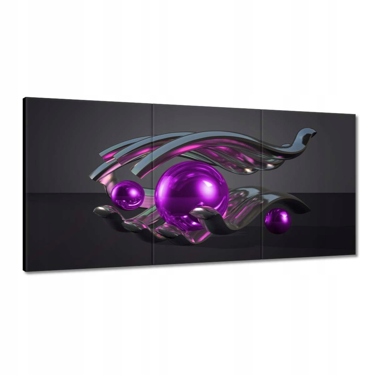 Obrazy 180x90 Fialové gule