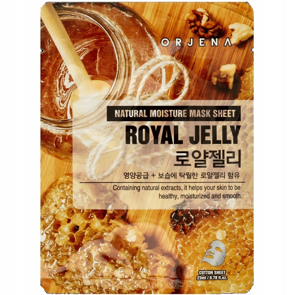 

Orjena Odżywcza maska w płachcie mleczko pszczele