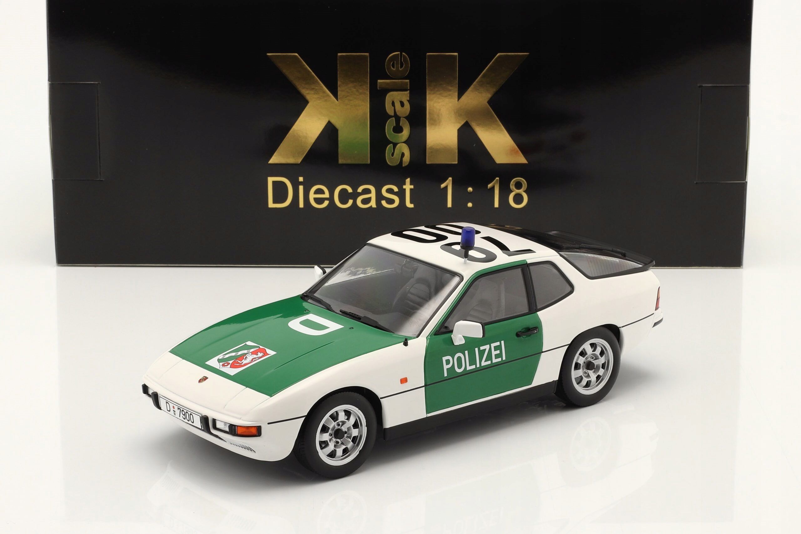 Kk Scale Porsche 924 Autobahnpolizei Duesseldorf 1985 1:18