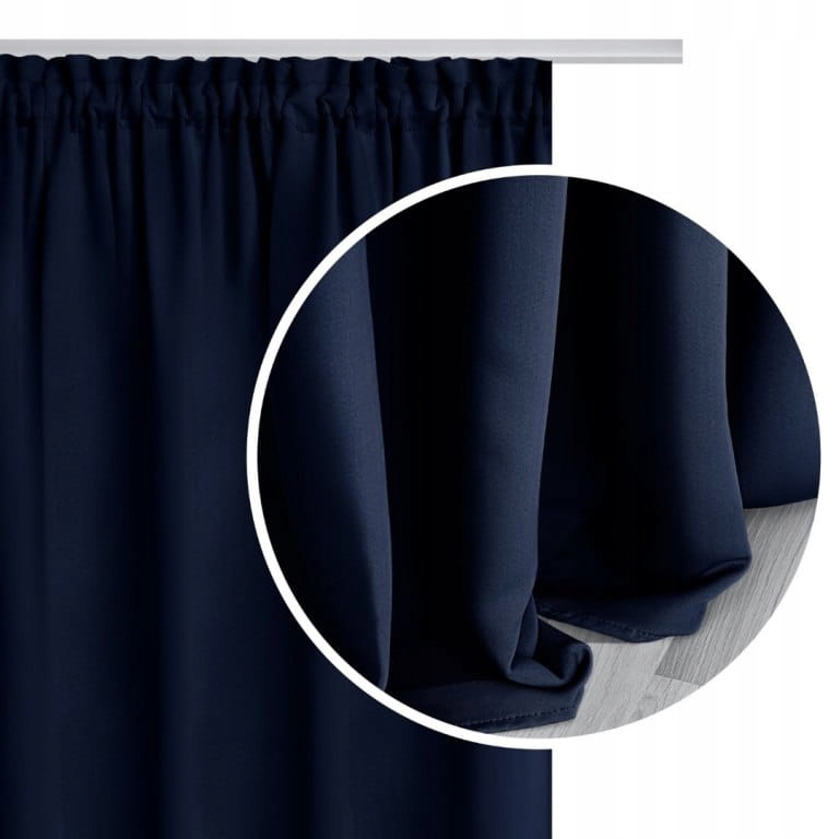 

Granatowa Zasłona Zaciemniająca Taśma 140X270 Hold