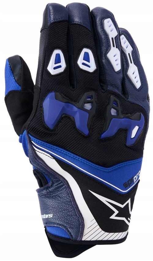 Motocyklové Rukavice Alpinestars Sp-r Pro Bl/nv/wh (s) 3500226-7329-S