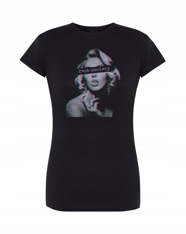 

Koszulka damska F*ck Society, czarna XL