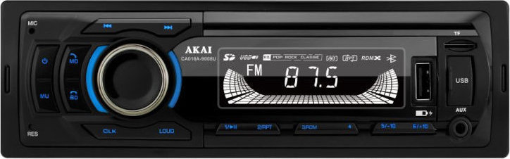 RADIO SAMOCHODOWE BLUETOOTH USB AKAI CA016A-9008U
