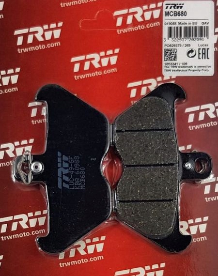 KLOCKI HAM PRZÓD TRW LUCAS BMW R 1150 GS '99-01