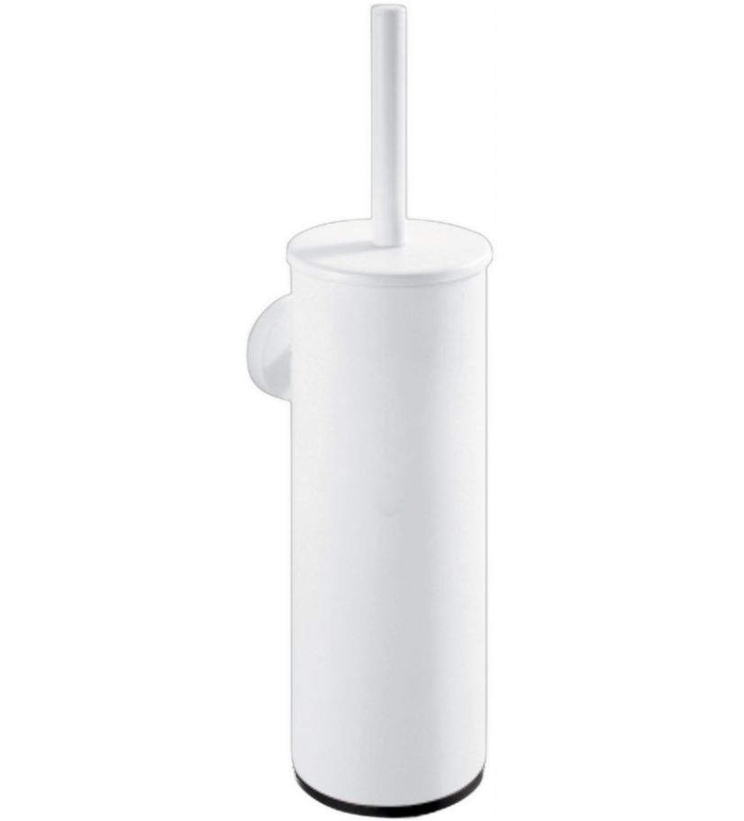 Wc kartáč nástěnný bílý ocel