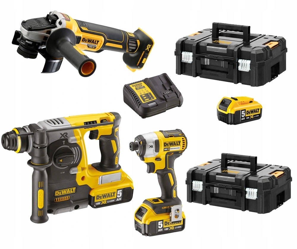 Zestaw Combo DCG405 DCH273 DCF887 DeWalt DCK305P3T-QW 18V 3x5,0Ah