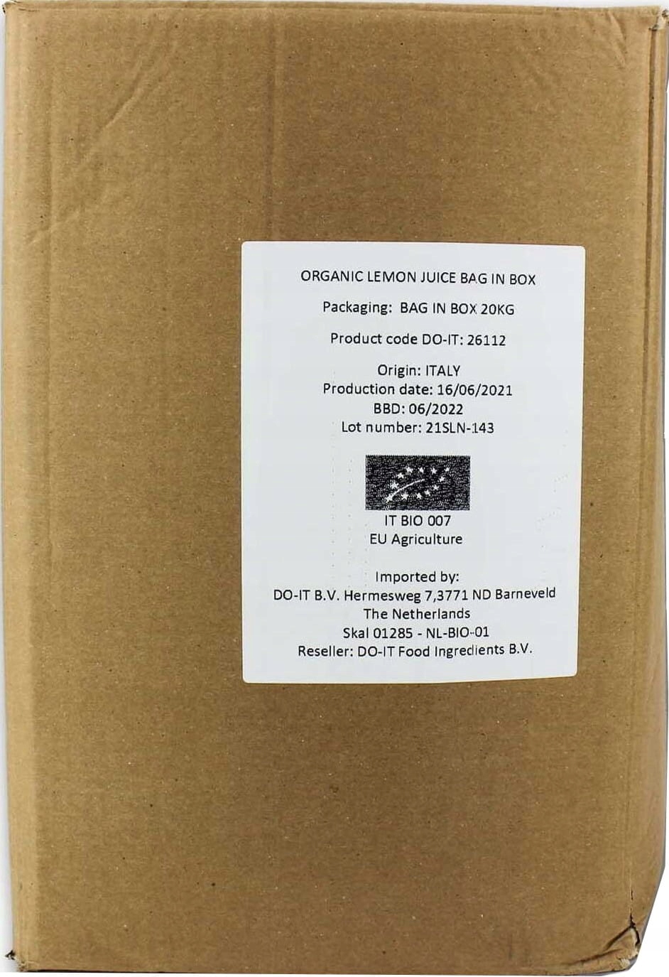 Levně Citronová Šťáva Bio 20 kg Horeca (do It)