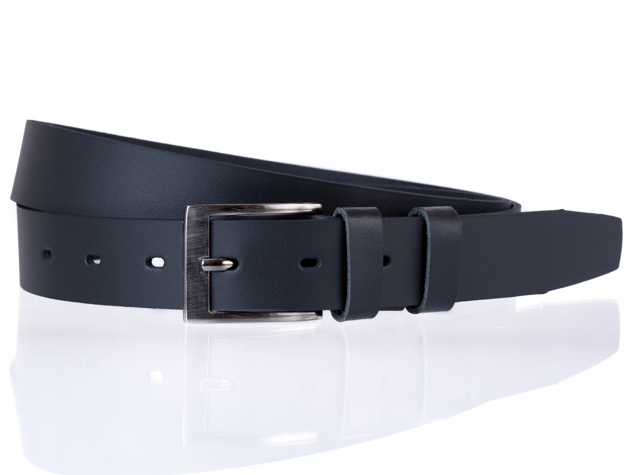 

Pasek do spodni 100% Skórzany Czarny | r. 110cm