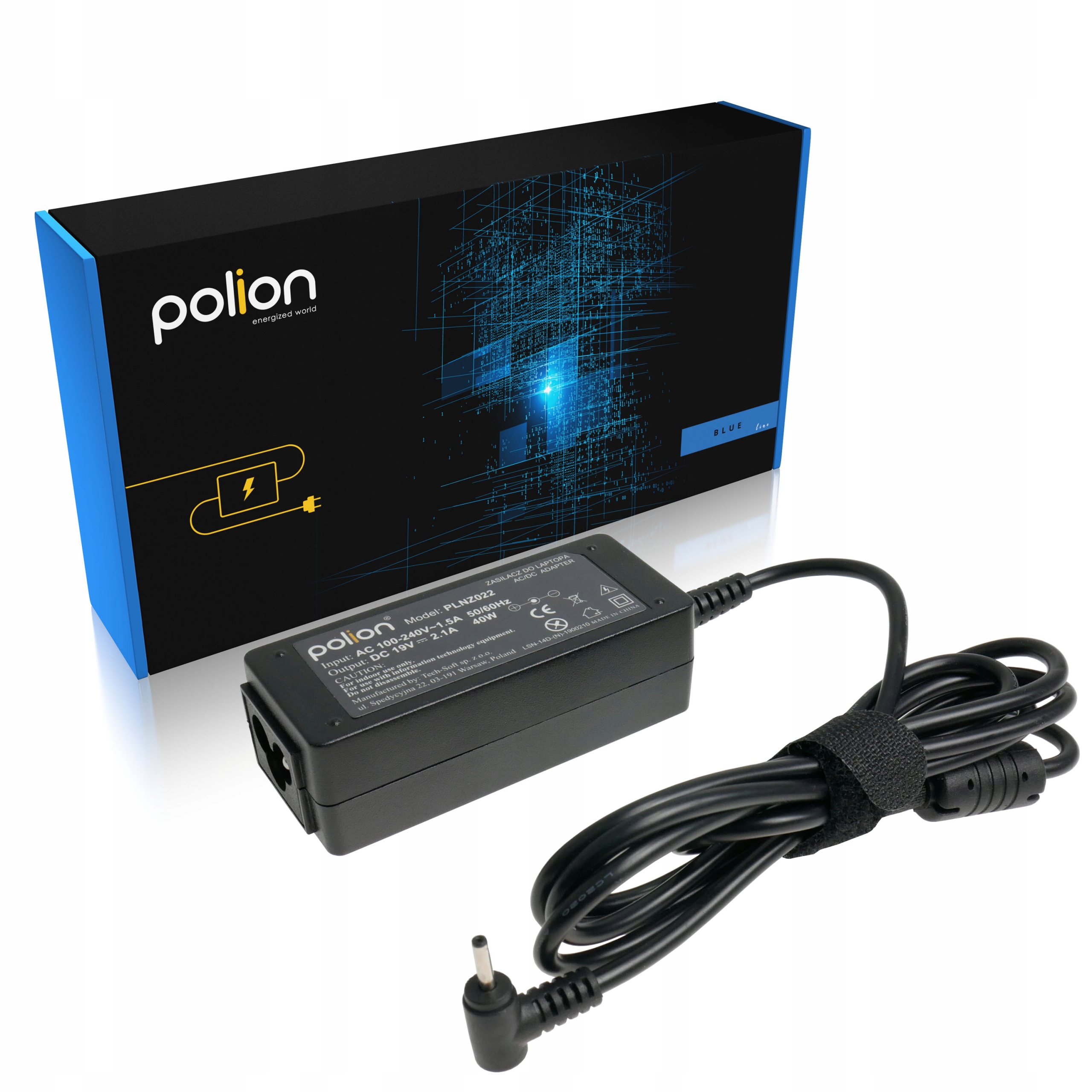 

Ładowarka 40W do Asus 19V 2,1A 2,5x0,7mm
