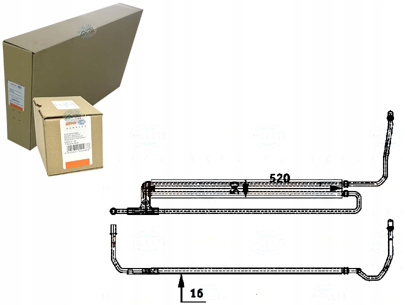 BEHR HELLA CHŁODNICA OLEJU [BEHR HELLA]
