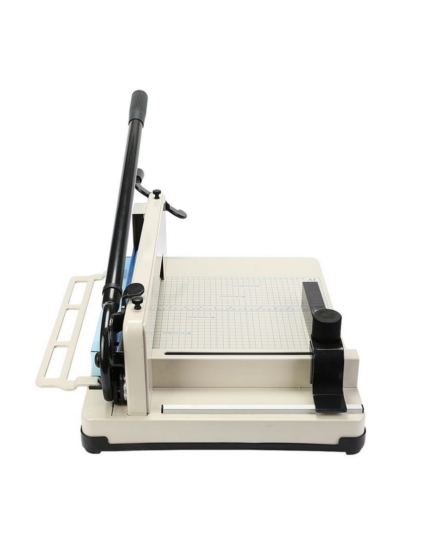 GILOTYNA DO CIĘCIA PAPIERU GRUBEJ FOLII A3 METALOWA Z DOCISKIEM PRODAP Typ gilotyna