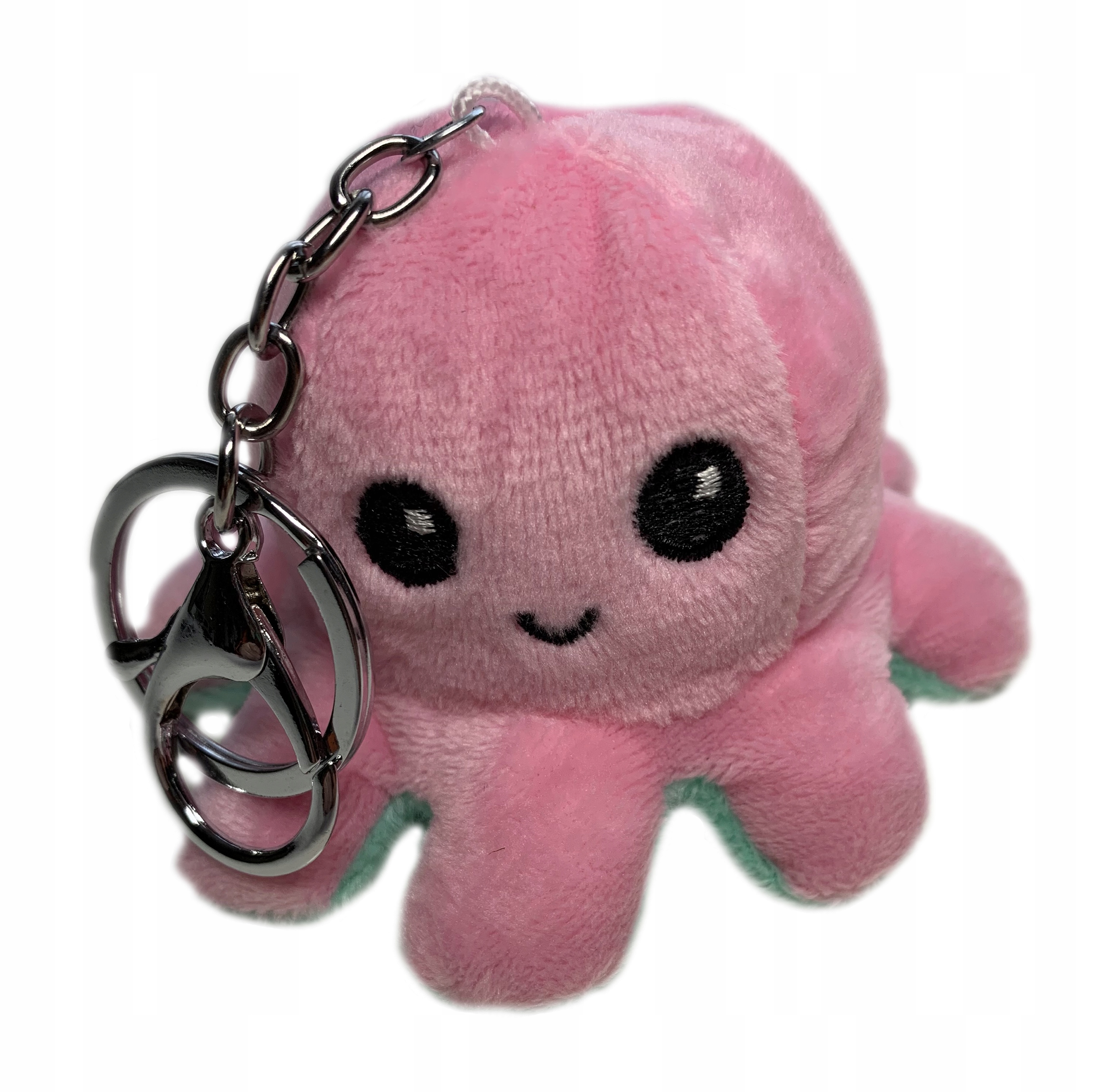 BRELOK OŚMIORNICA MASKOTKA DWUSTRONNA PLUSZOWA