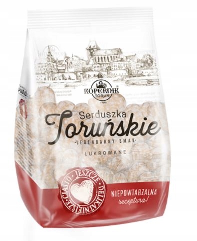 Коперник Пряники Сердечки Торуньские глазированные