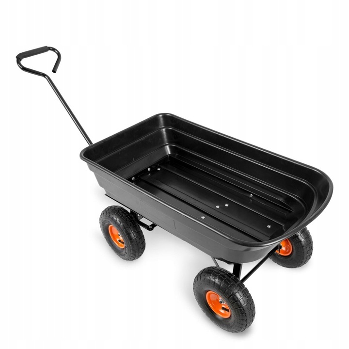 WÓZEK OGRODOWY Z WYWROTKĄ WYWROTKA TACZKA 75L Humberg 300 KG CZARNY EAN (GTIN) 5903890602123