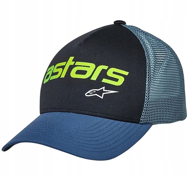Alpinestars Vital Trucker kšiltovka black/blue/green, univerzální velikost