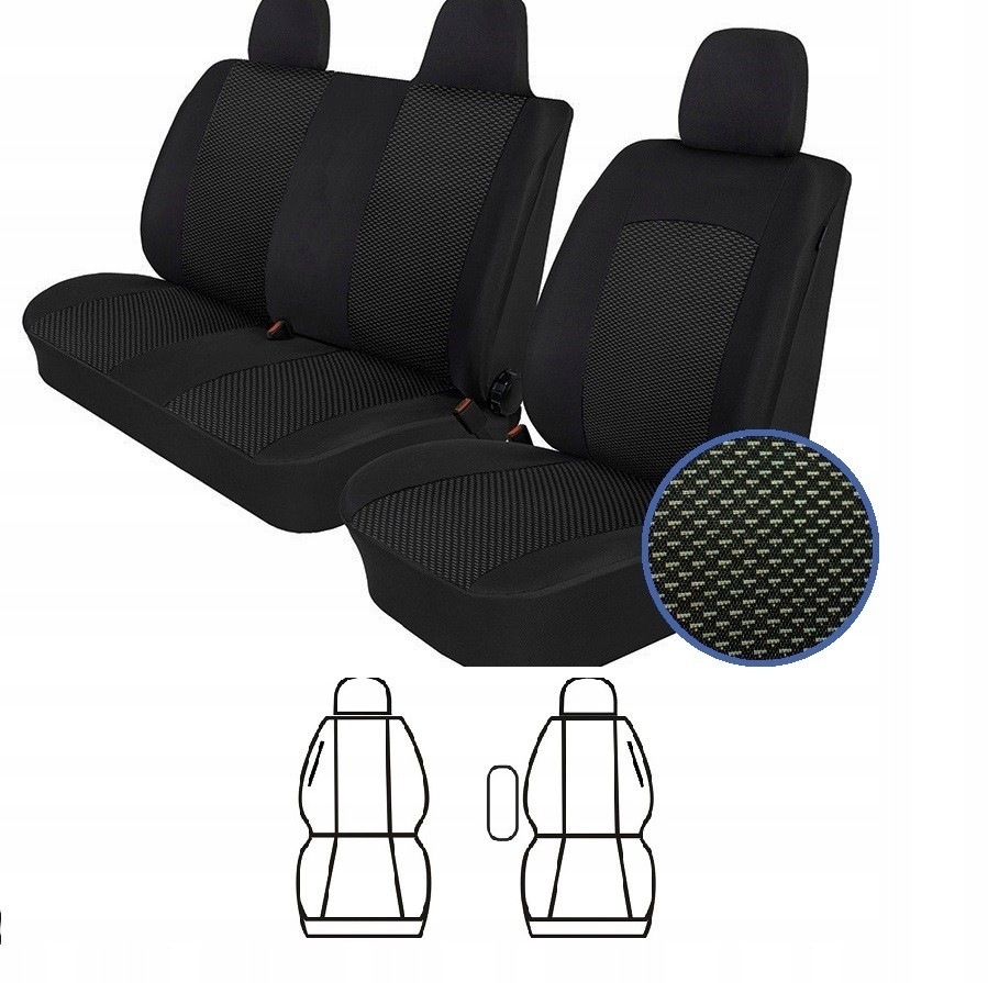 Autopoťahy Opel Combo, Fiat Doblo 11- (1 1) FROS-/40_T06