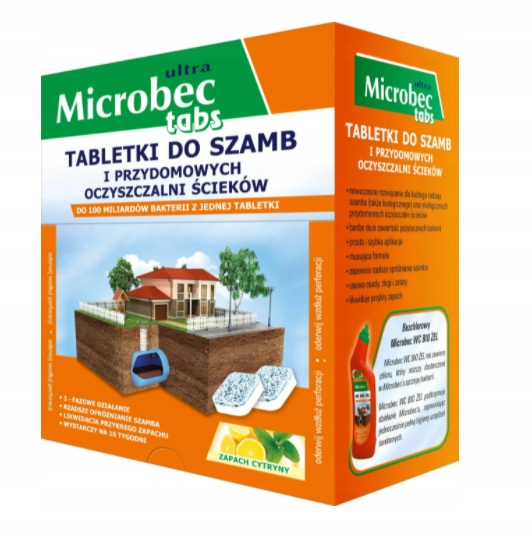 

Bros Microbec Ultra Tabs Tabletki Do Szamba 16 Szt