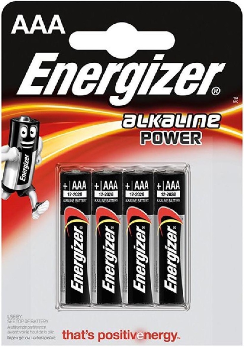 

Energizer Baterie Alkaliczne Aaa LR03 1,5V 4szt