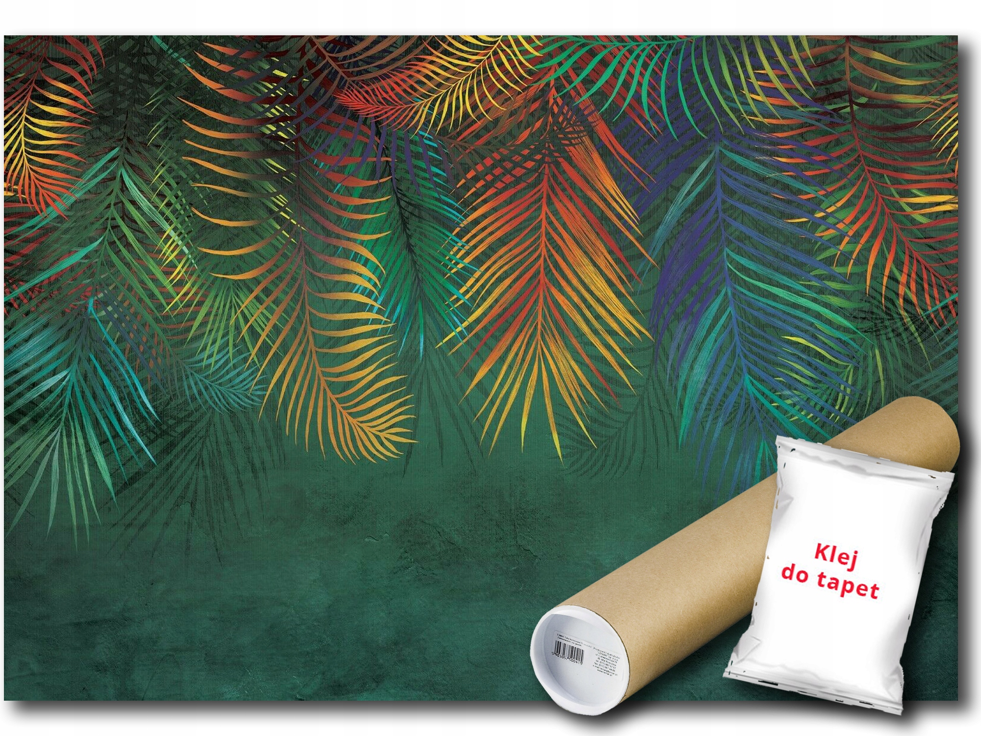 Vinylová Fototapeta Listy Ze Stěny Zeleň 416x254