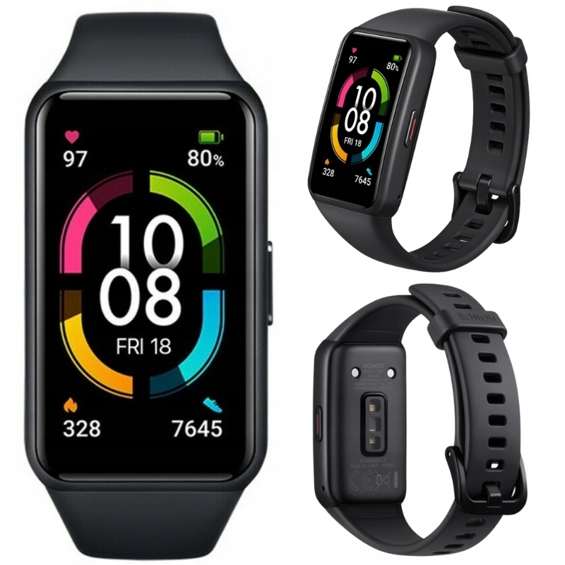 SMARTWATCH HONOR BAND 6 SMART ZEGAREK AMOLED BT 5 PULS SPORT