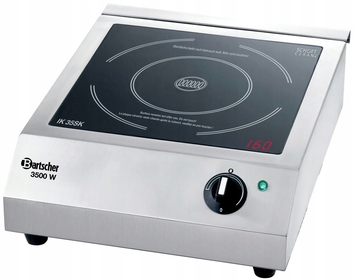 Indukční sporák Ik 35SK 3,5 kW Bartscher 105837