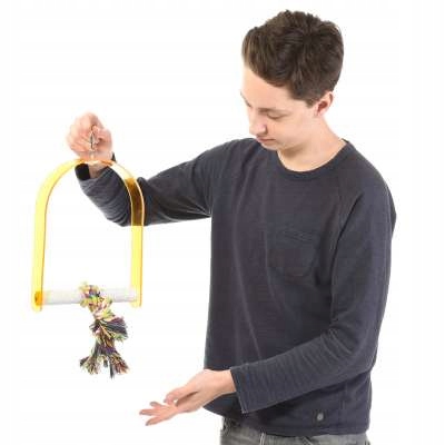 Levně Houpačka pro péči o drápky a zobák pro střední a velké papoušky rom.L