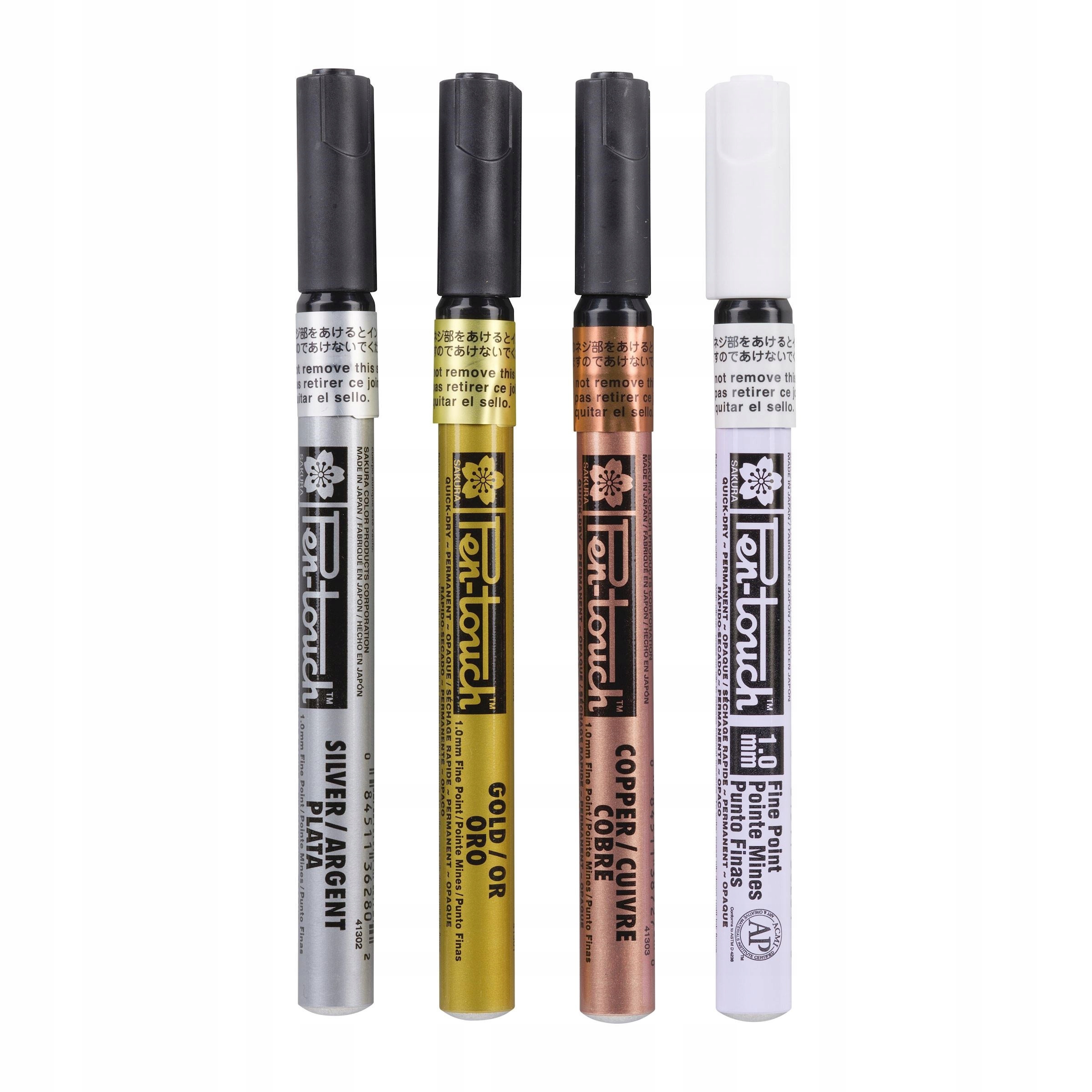 

Zestaw Sakura Pen-Touch Metallic 1 mm, 4 szt.