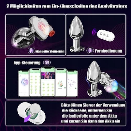 ANAL VIBRATOR Wibrator Analny 9 Trybów Stymulacja Prostaty Dla Mężczyzn — miniatura 4