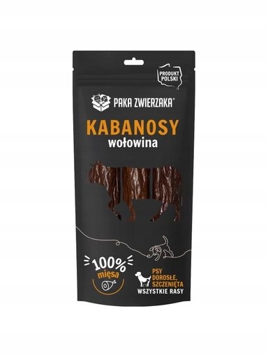 4x Paka Zwierzaka Kabanosy Hovězí 3ks