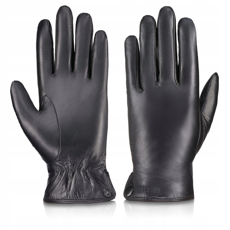 

Betlewski Skórzane rękawiczki męskie zimowe L