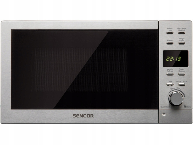 Kuchenka mikrofalowa Sencor Smw 6022 800 W 24.5 cm 20L Stal nierdzewna