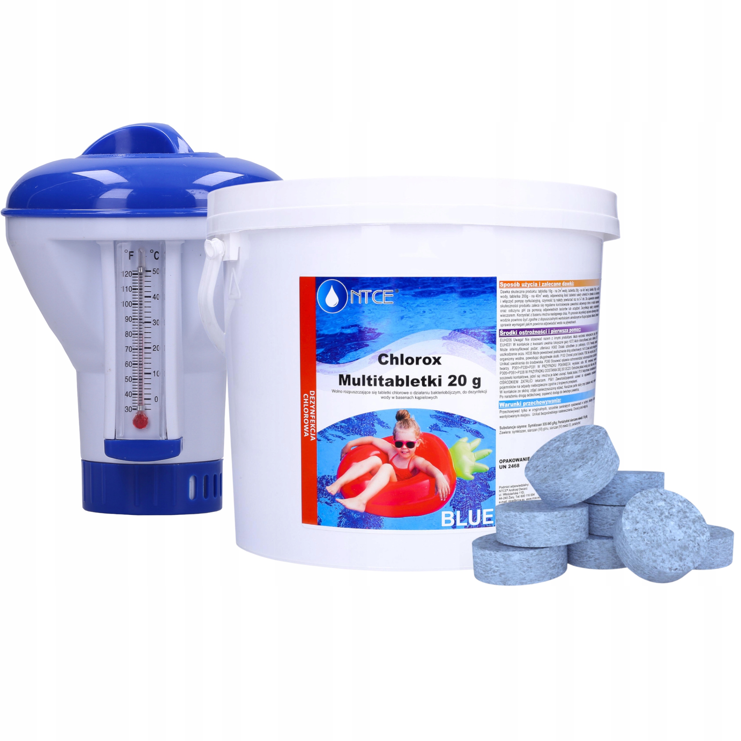 11w1 chlor do basenu 5kg 20g multi tabletki do basenu jacuzzi dozownik