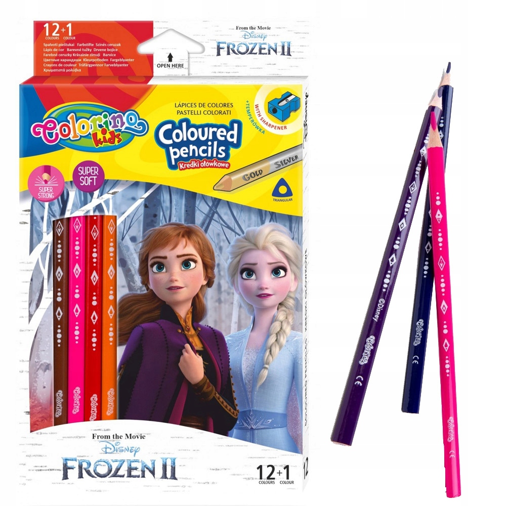 

Colorino Kredki Ołówkowe Frozen 13 Kol. 91000