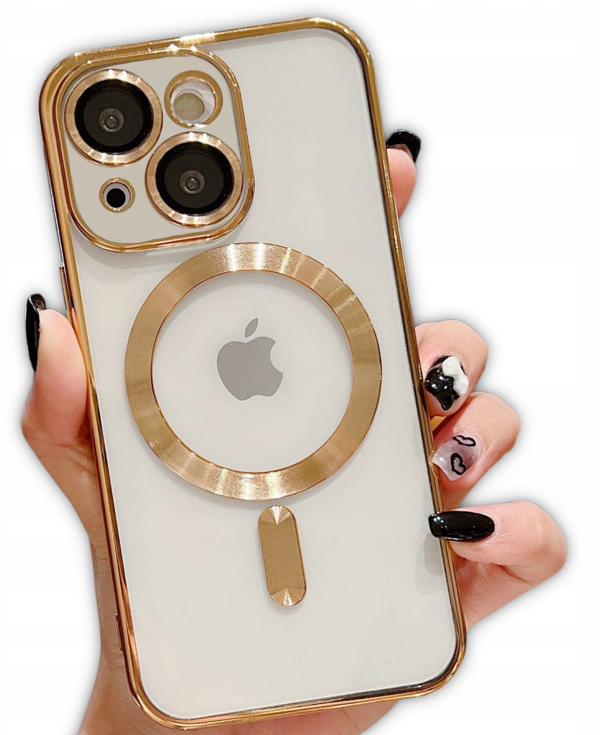 iPhoneアクセサリー iphone 13pro max Plecki BOU do Apple iPhone 13 PRO MAX MAGSAFE Z RAMKĄ