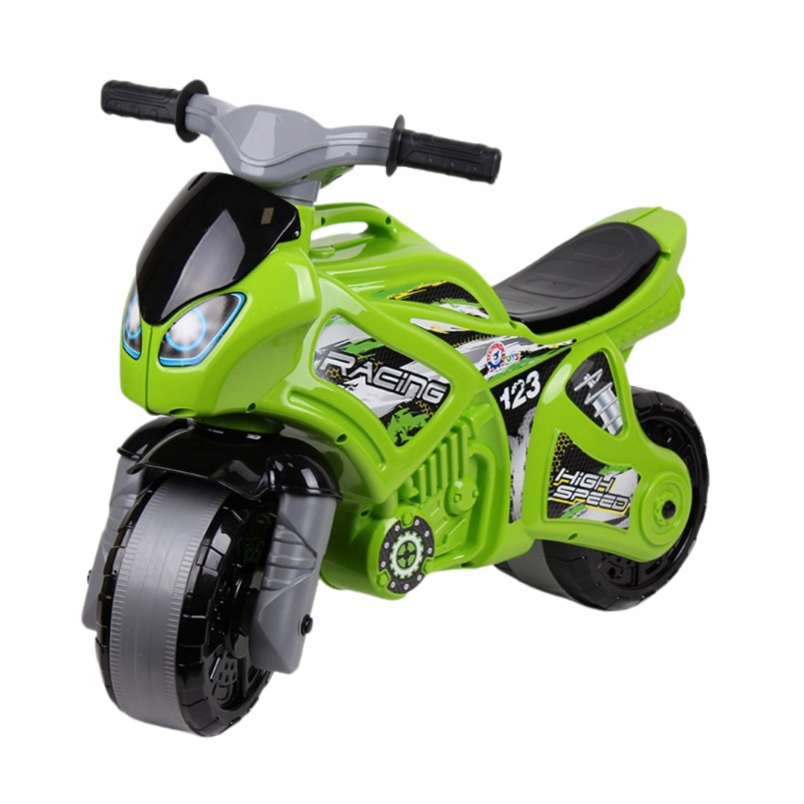 Motocykl zielony Technok