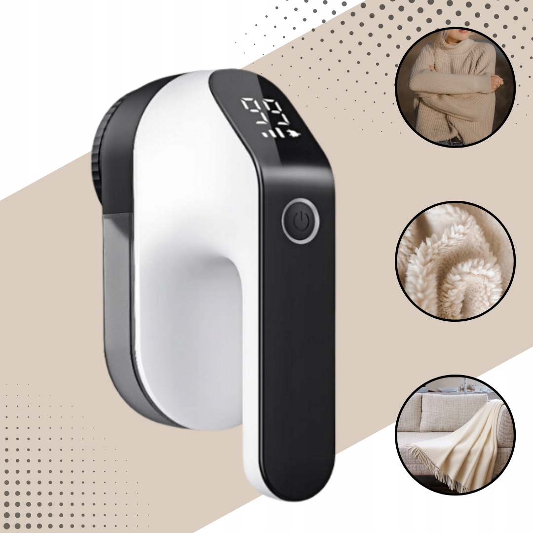 Golarka ubrań DUŻA MOCNA NOWOCZESNA swetrów 6 NOŻY Model DO SWETRÓW KOCÓW