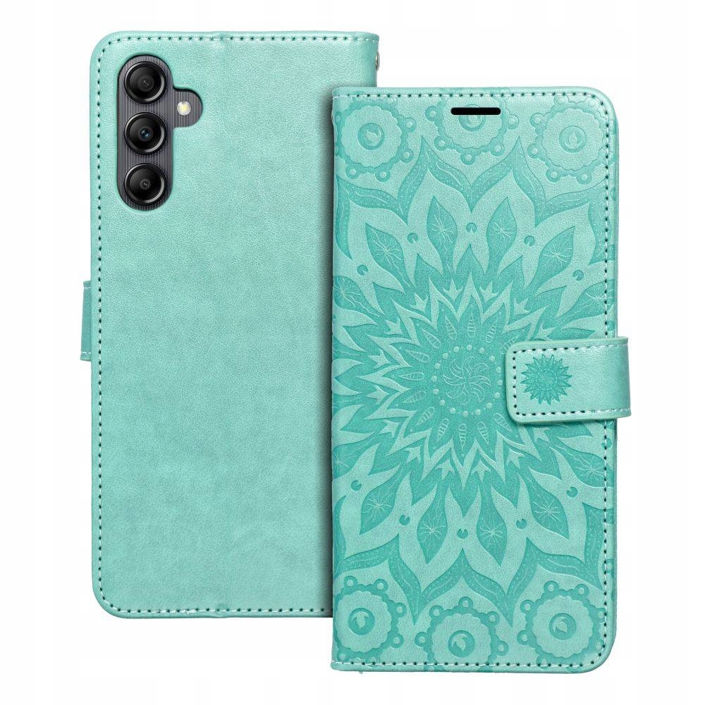Etui Mezzo Book Do Samsung A14 4G A14 5G Mandala Zielony