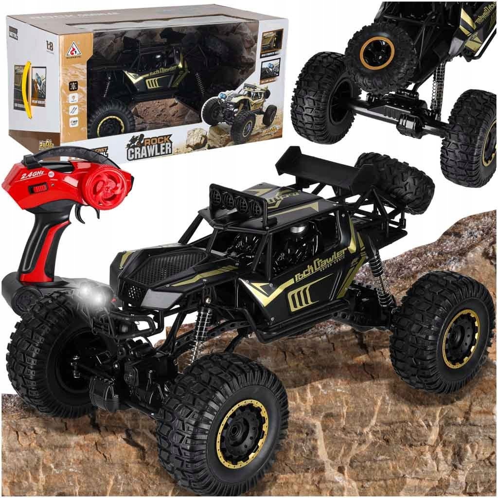 Velký Rc Rock Crawler 1:8 51 cm kov