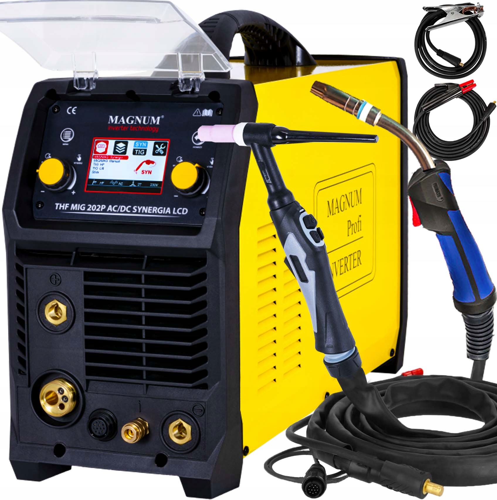 Svařovací Stroj Migomat Magnum Thf 202 LCD Synergie 230V