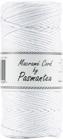 Sznurek do makramy Macrame Cord 3mm/100mb k. biały