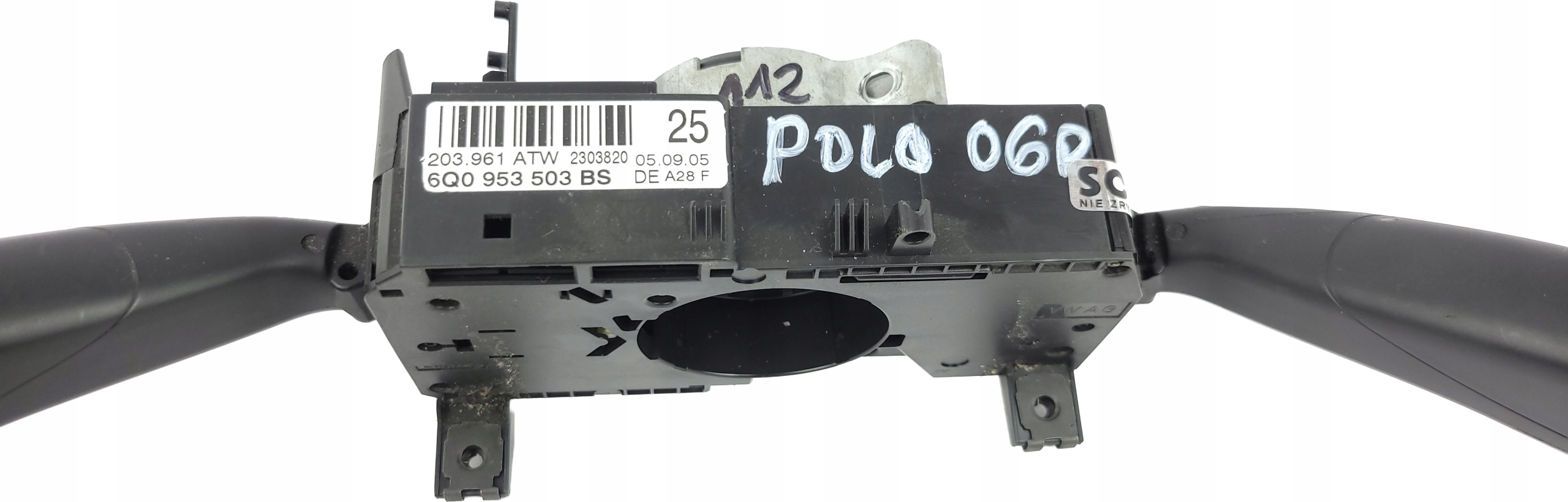 VW POLO 9N IBIZA III DEVIO LUCI DEVIO DEVIO LUCI TERGICRISTALLO TERGI computer FIS 6Q0953503BS