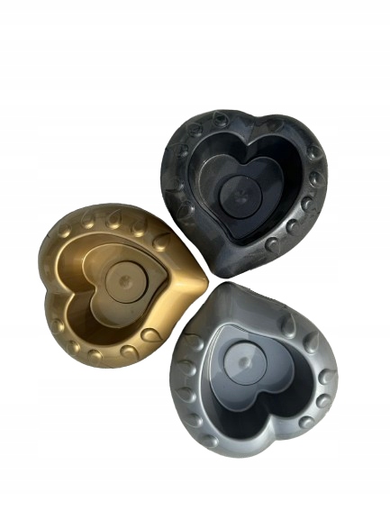 SERCE 24cm Miska osłonka doniczka SREBRNY Kod producenta 590