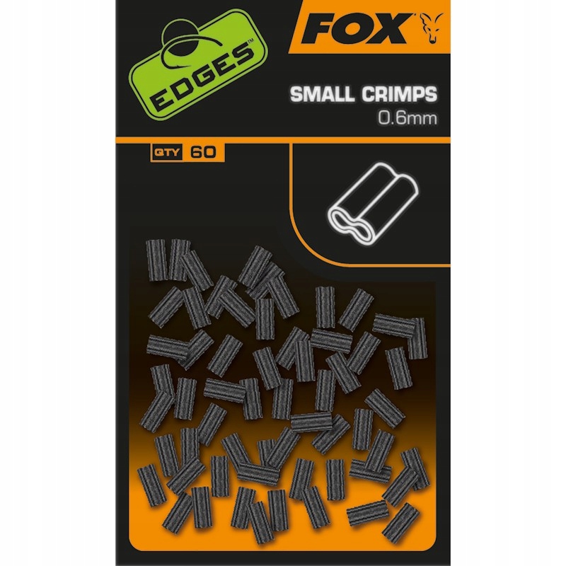 Tulejki Zaciskowe Fox Small Crimps 0.60mm 60szt. Do Zestawów Karpiowych