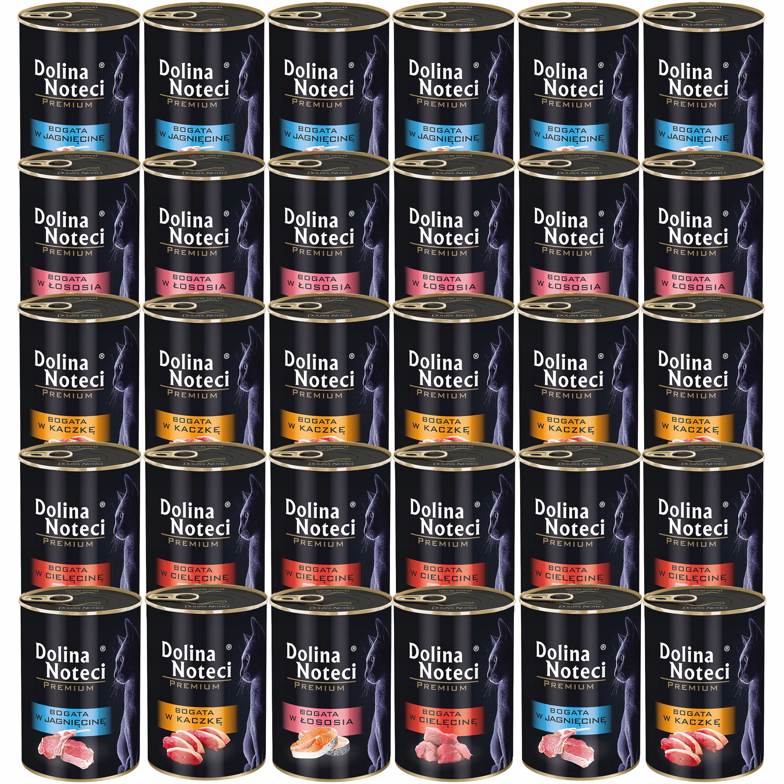 Levně Dolina Noteci Premium Krmivo mokré pro kočky mix chutí 30 x 400 g bez obilovin