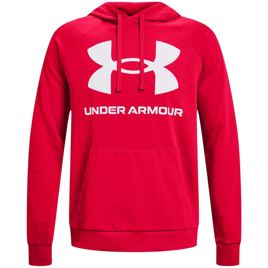 Pánská mikina Under Armour Rival Fleece Big Logo Hd červená L