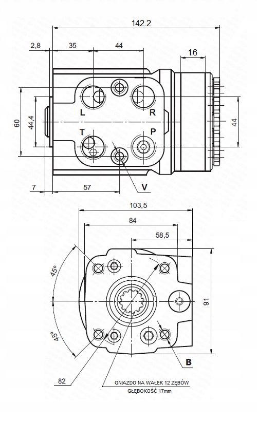 ORBITROL 125 ON RENOMOWANY PRODUCENT M S HKUS125 4 Part number 1 06 03 125