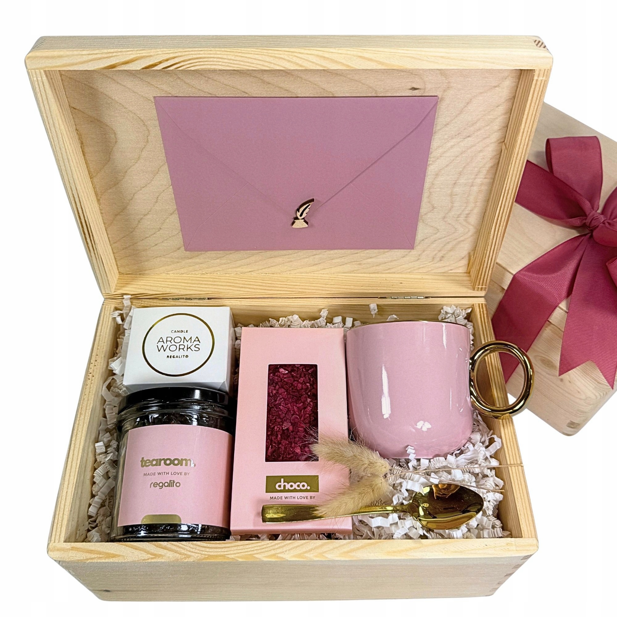 Box nr 44b Zestaw Kosz Prezentowy Upominek Personalizowany Pudełko