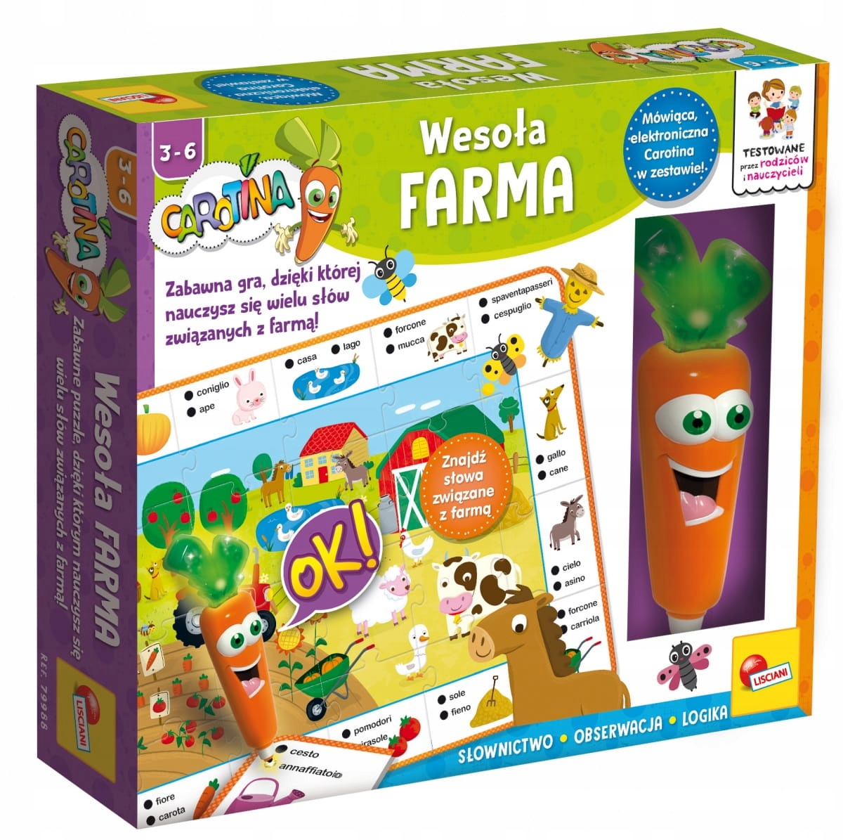 

Carotina mówiąca Wesoła Farma gra edukacyjna 79988